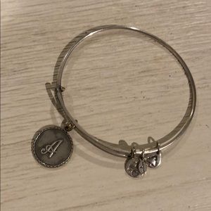 Alex & Ani “A” bangle bracelet